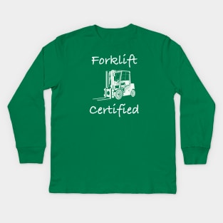 Forklift Kids Long Sleeve T-Shirt